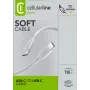 Cellularline Soft Cable 120 cm - USB-C uz USB-C, pelēks