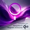 Cellularline FROSTY MAG caurspīdīgs maciņš Galaxy S26 Ultra ar matētu apdari un krāsainām malām, Qi2 saderīgs