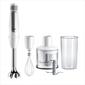 Braun MultiQuick 7 MQ7035IWH 0.6 L rokas blenderis 1000 W nerūsējošais tērauds, balts