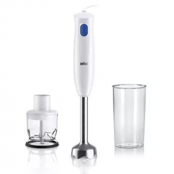 Braun MultiQuick 1 MQ10.2001M Gatavošanas blenderis 450 W Balts