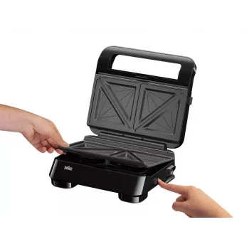 Braun Snack Maker 5 SM5000 sviestmaižu gatavotājs 800 W Melns
