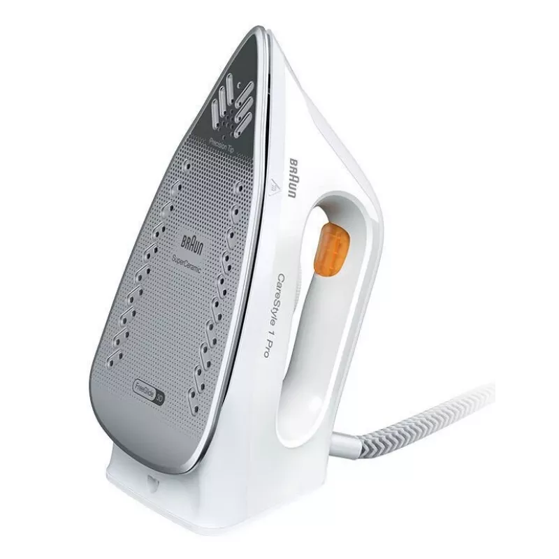 Braun CareStyle 1 IS 1511 WH tvaika ģenerators 2200 W 1.7 L keramikas zole Pelēks, Oranžs