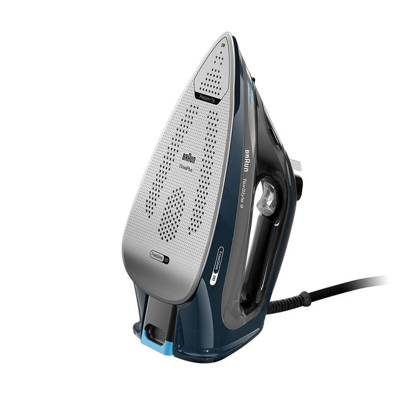 Braun TexStyle 9 0127409002 gludeklis ar tvaiku, EloxalPlus zole, 3200 W, tumši zils