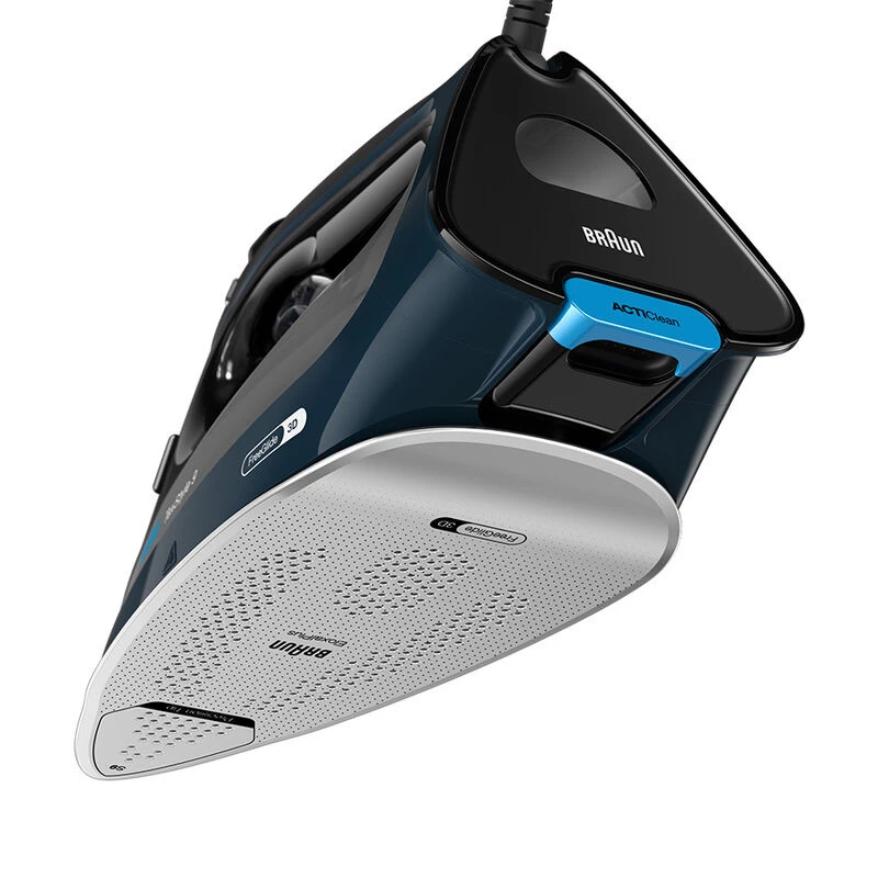 Braun TexStyle 9 0127409002 gludeklis ar tvaiku, EloxalPlus zole, 3200 W, tumši zils