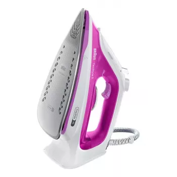Braun TexStyle 5 SI 5225 Tvaika gludeklis 2500 W Rozā, Balts