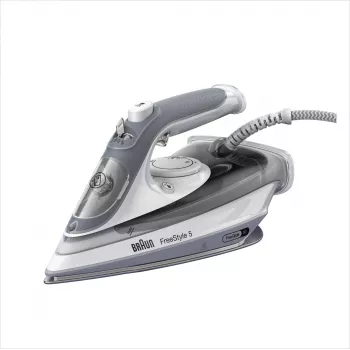 Braun TexStyle 5 SI5078GY Tvaika gludeklis ar EloxalPlus zoli 2800 W Pelēks, Balts