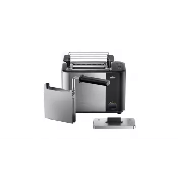 Braun HT 5015 BK 13 2 šķēles 1000 W Melns