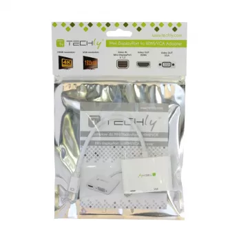Techly Mini DisplayPort uz HDMI/VGA adapteris, 0.15 m