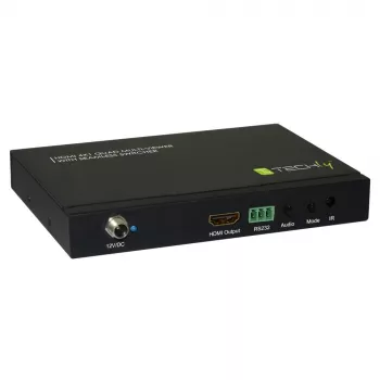 Techly HDMI 4x1 Multi-viewer ar bezšuvju pārslēdzēju, metāls, melns, 60 Hz, 1080p, 2.25 Gbit/s
