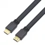 Techly HDMI 2.0 plakans kabelis High Speed ar Ethernet A/A M/M 1m