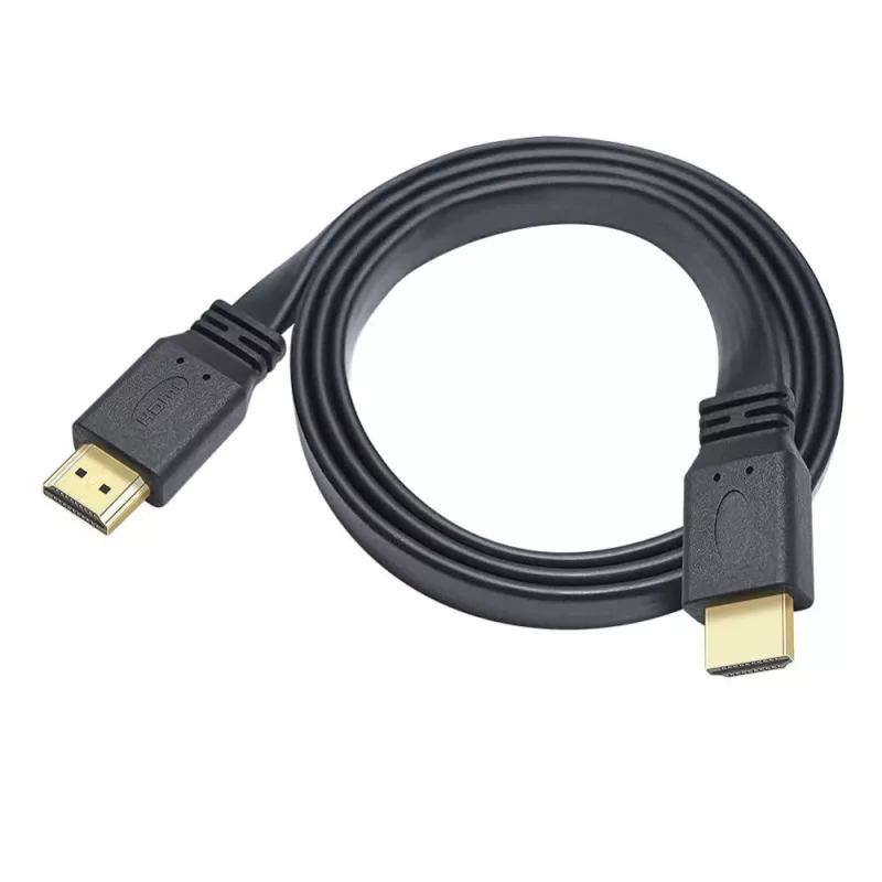 Techly HDMI 2.0 plakans kabelis High Speed ar Ethernet A/A M/M 1m