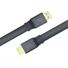 Techly HDMI 2.0 plakans kabelis High Speed ar Ethernet A/A M/M 1m
