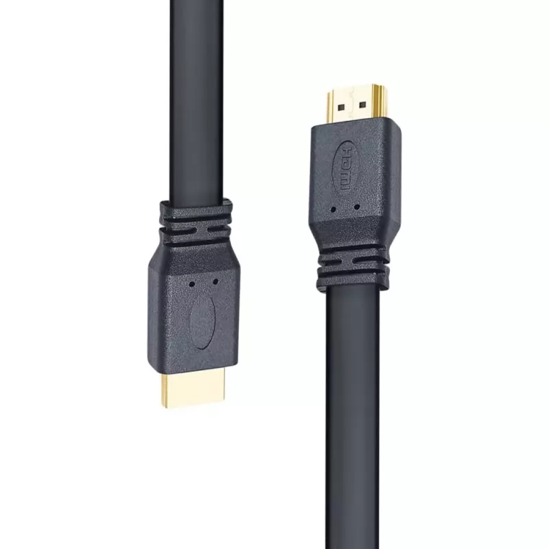 Techly HDMI 2.0 plakans kabelis High Speed ar Ethernet A/A M/M 1m