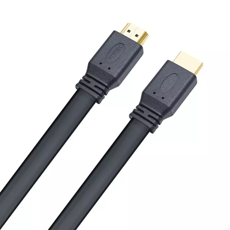 Techly HDMI 2.0 plakans kabelis High Speed ar Ethernet A/A M/M 1m