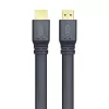 Techly HDMI 2.0 plakans kabelis High Speed ar Ethernet A/A M/M 1m