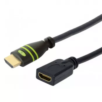 Techly HDMI High Speed ar Ethernet pagarinātāja kabelis 4K 30Hz vīriešu/sieviešu 1,0 m