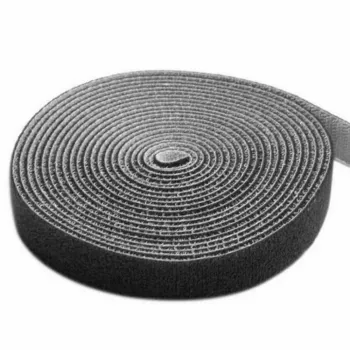 Techly Velcro kabeļu pārvaldīšanas ruļļa 10m x 20mm Melns