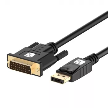 Techly ICOC DSP-C12-030P video kabeļa adapteris 3 m DisplayPort–DVI-D Melns