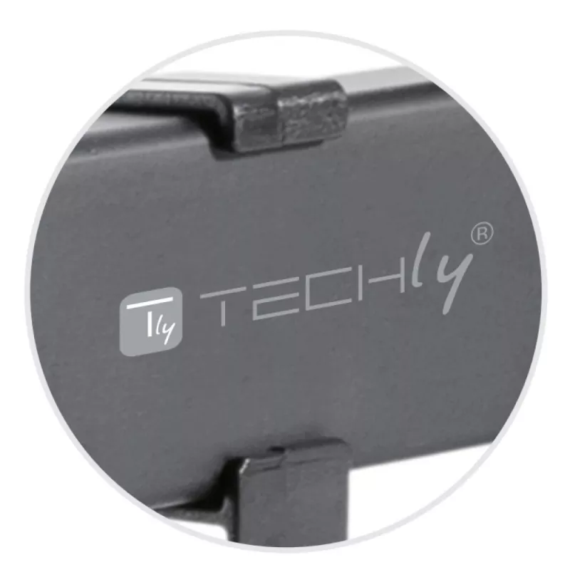 Techly ICA-PLB-400STY 106.7 cm (42 colli) Melns