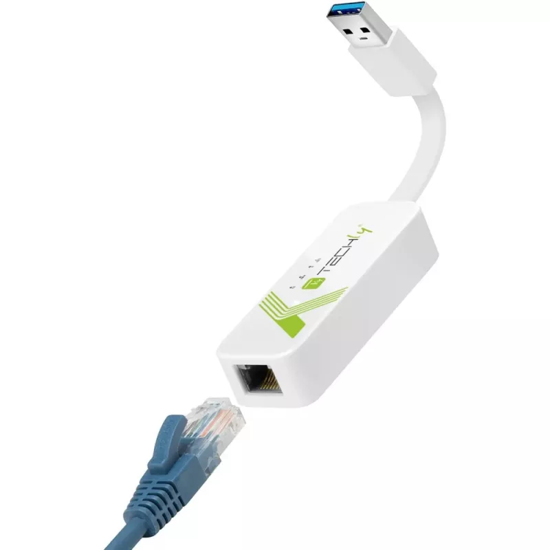 Techly IDATA USB-ETGIGA-3A USB 3.0 Gigabit Ethernet tīkla adapteris