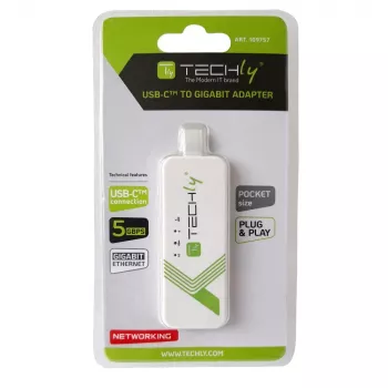 Techly IADAP USB31-ETGIGA3 tīkla karte Ethernet 5000 Mbit/s