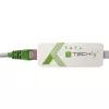 Techly USB 3.1 Type-C uz RJ45 Gigabit Ethernet adapteris, balts