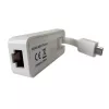 Techly USB 3.1 Type-C uz RJ45 Gigabit Ethernet adapteris, balts