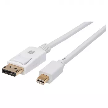 Techly ICOC MDP-030T4K Mini DisplayPort kabelis 3 m balts