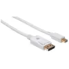 Techly ICOC MDP-030T4K Mini DisplayPort kabelis 3 m balts