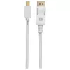 Techly ICOC MDP-030T4K Mini DisplayPort kabelis 3 m balts