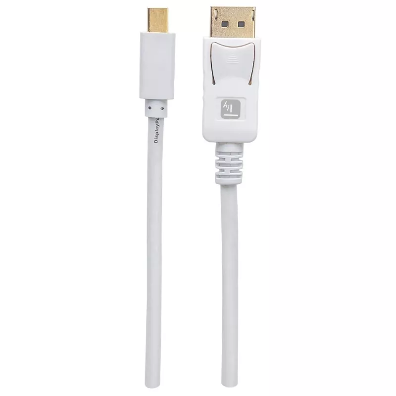 Techly ICOC MDP-030T4K Mini DisplayPort kabelis 3 m balts