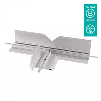 Dataflex Addit kabeļu aizsargs - T-savienojums 462, Sudraba, Alumīnijs, 500 kg, 2 cm, 260 mm