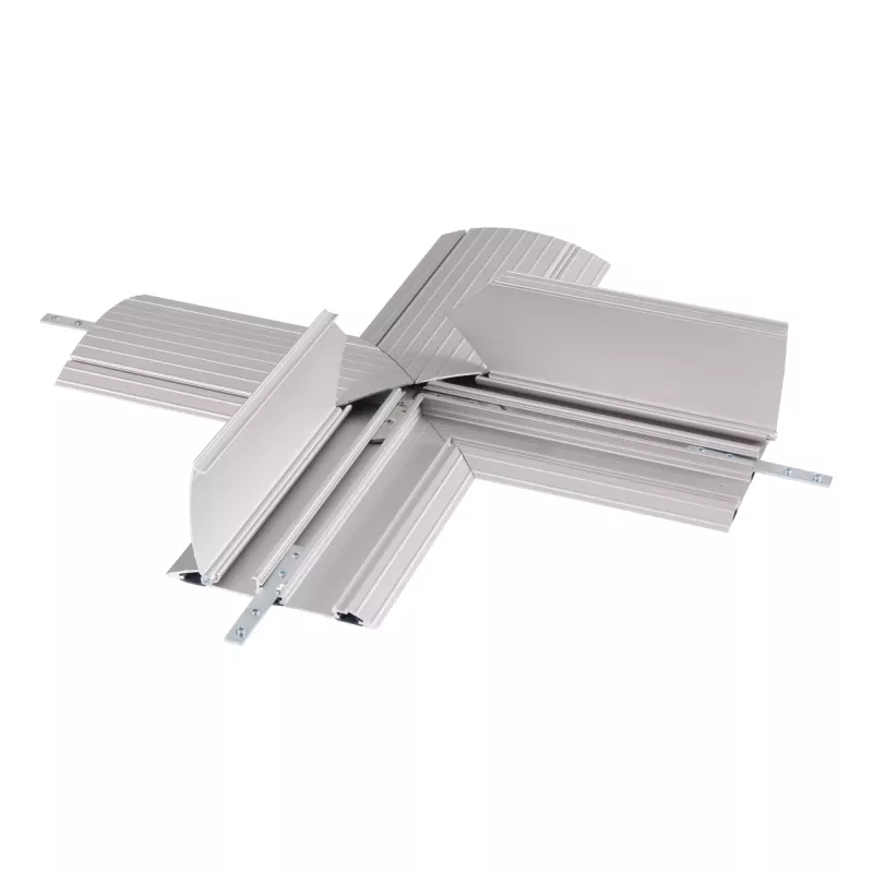 Dataflex Addit kabeļu aizsargs - šķērssavienojums 472, Sudraba, Alumīnijs, 500 kg, 2 cm, 260 mm