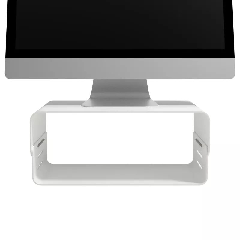 Dataflex Addit Bento® monitora pacēlājs - regulējams 120, brīvi stāvošs, 20 kg, augstuma regulēšana, Pelēks, Balts