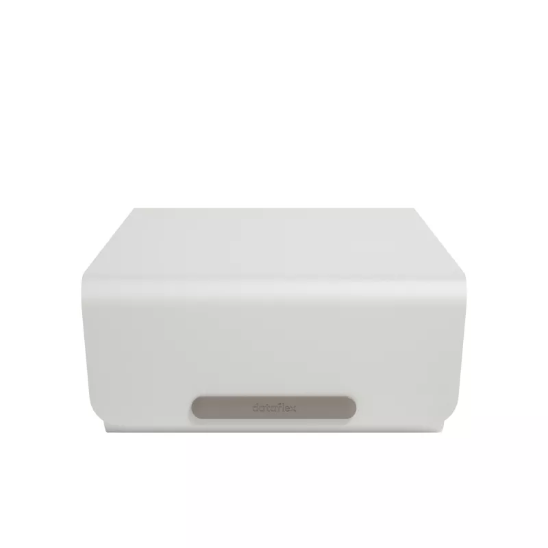 Dataflex Addit Bento® monitora pacēlājs - regulējams 120, brīvi stāvošs, 20 kg, augstuma regulēšana, Pelēks, Balts