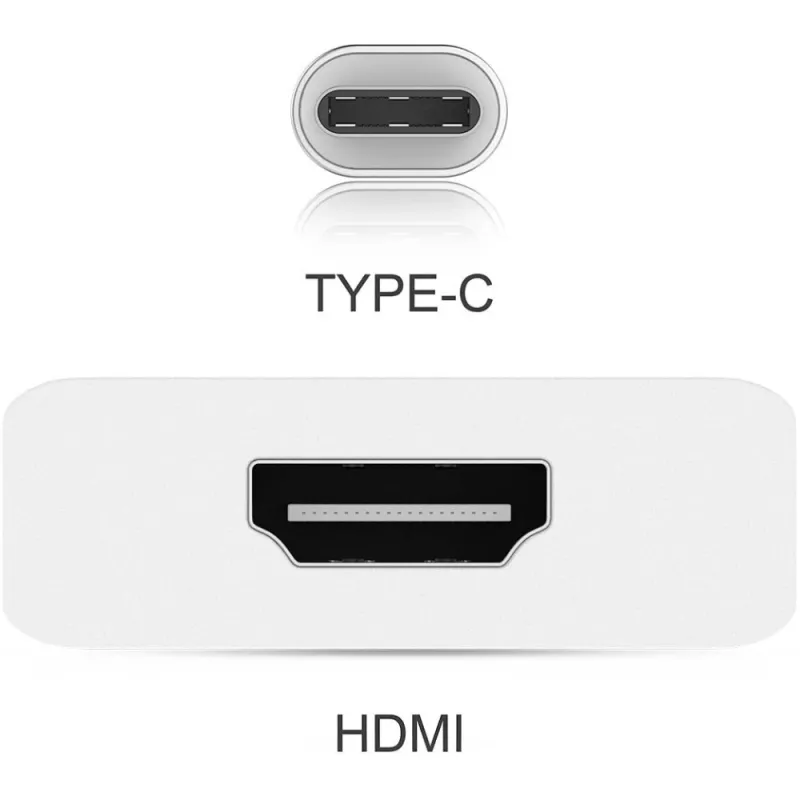 Techly pārveidotāja kabelis USB 3.1 Type-C uz HDMI 1.4, 3.2 Gen 2 (3.1 Gen 2), USB Type-C, HDMI izeja