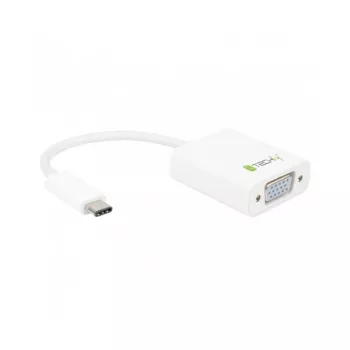 Techly IADAP-USB31-VGA USB grafikas adapteris Balts