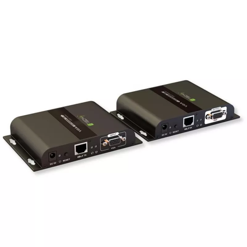 Techly IDATA EXTIP-383V VGA pagarinātājs ar audio