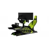 Res-Tech X1 COCKPIT VR-46 LIMITED EDITION sacīkšu kokpits, Melns, Zaļš, ABS, Alumīnijs, 1680 mm, 560 mm, 42 kg