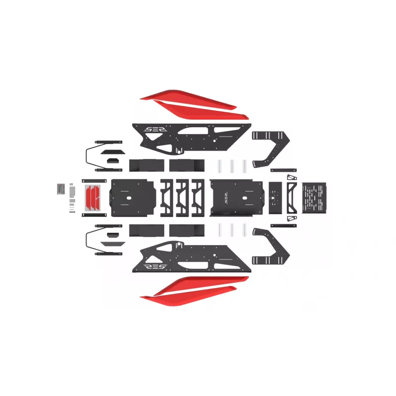 Res-Tech GT COCKPIT RED MATT sacīkšu kokpits