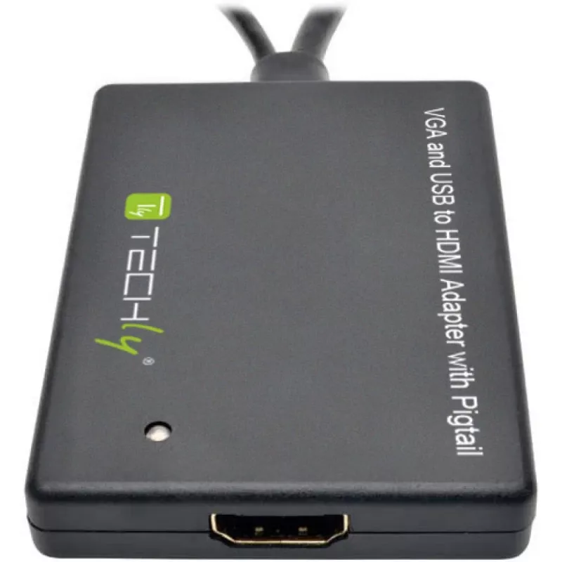 Techly pārveidotājs SVGA un Audio uz HDMI IDATA HDMI-VGA3