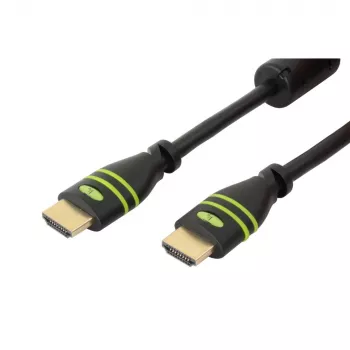 Techly 2m High Speed HDMI kabelis ar Ethernet A/A M/M Ferīts ICOC HDMI-FR-020