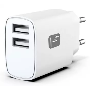 Techly IPW-USB-12W2A lādētājs mobilajām ierīcēm Baltā krāsā