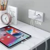 Techly IPW-USB-12W2A lādētājs mobilajām ierīcēm Baltā krāsā