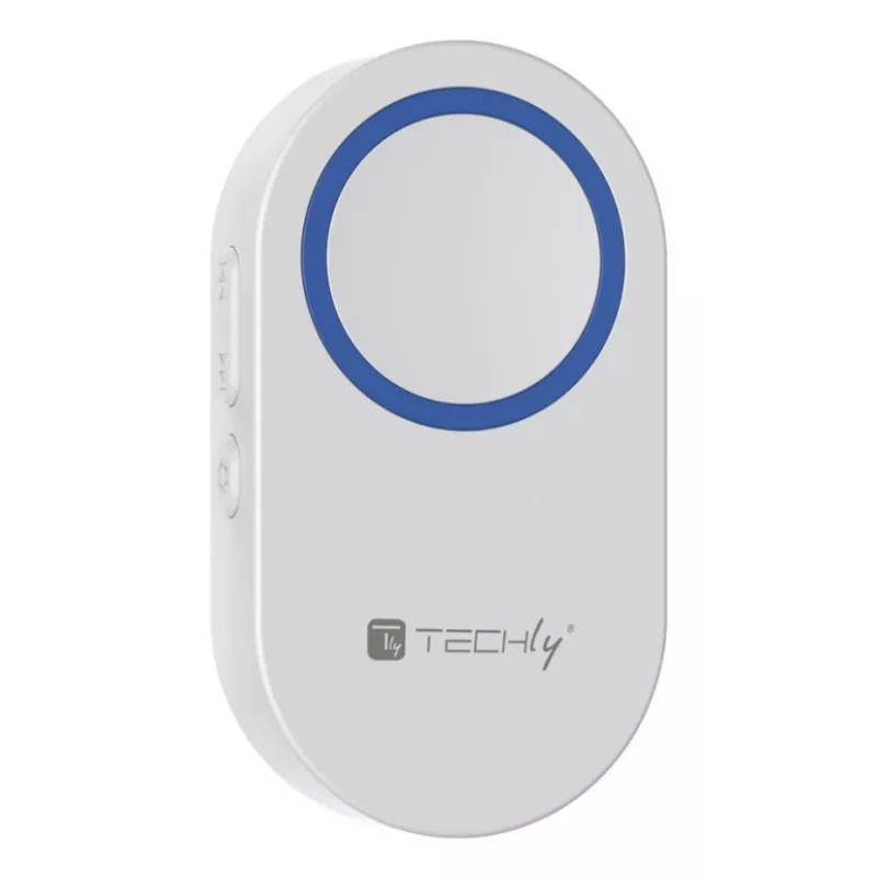 Techly I-BELL-RING05R bezvadu durvju zvana uztvērējs balts