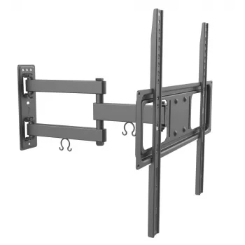 Techly sienas stiprinājums TV 32-55 collu, pilnas kustības, 400x400 mm, melns