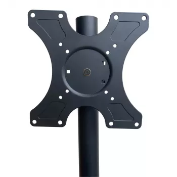 Techly ICA-TR201 TV statīvs uz ritentiņiem 152.4 cm (60 collas) Melns