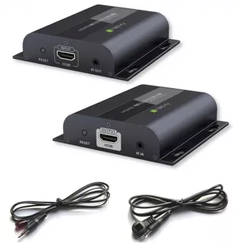 Techly HDMI HDbitT IR pagarinātāja uztvērējs 120m Cat.6 kabelim