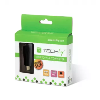 Techly IDATA HDMI-VGA2MABT2 pasīvais video pārveidotājs 1920 x 1080