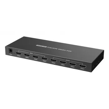 Techly IDATA HDMI-MX44 AV matricu pārslēdzējs 4 ieejas / 4 izejas